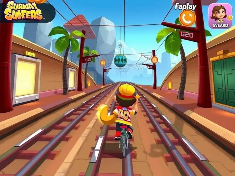 Subway Surfers Bhopal Bounce Game Screenshot